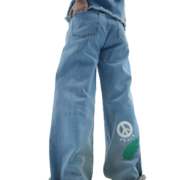 peace denim wide leg
