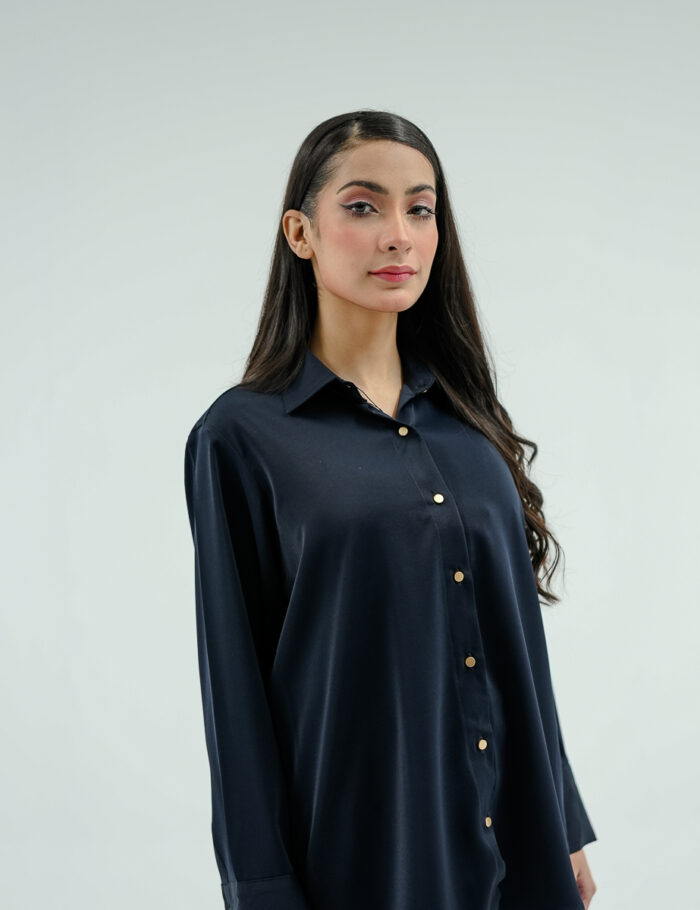 navy blue dress shirt